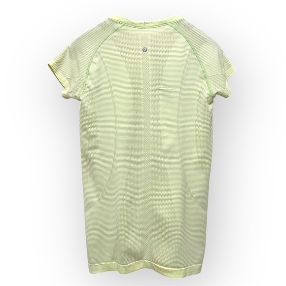 Lululemon swiftly tech short sleeve stretchy T-shirt, neon yellow, size 8 - Picture 3 of 13